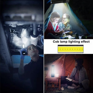 Mini USB Rechargeable Torch Light Super Bright Pocket Mini Zoom COB USB Charging Torch Led Flashlight Waterproof Torch Lights Torch Light with 3 Modes Adjustable