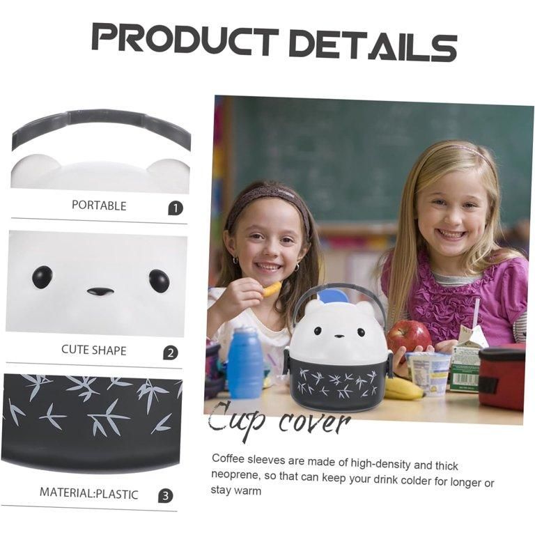 Cute Teddy Cartoon Tiffin Box