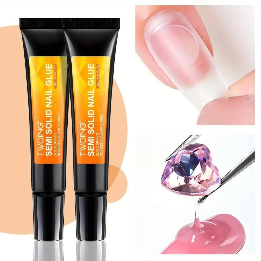 Quick Dry Nail Glue Pack of 2