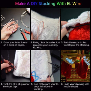 Automaze El Wire, 5M Neon Lights 5V with Fuse Protection for Car Interior Decoration