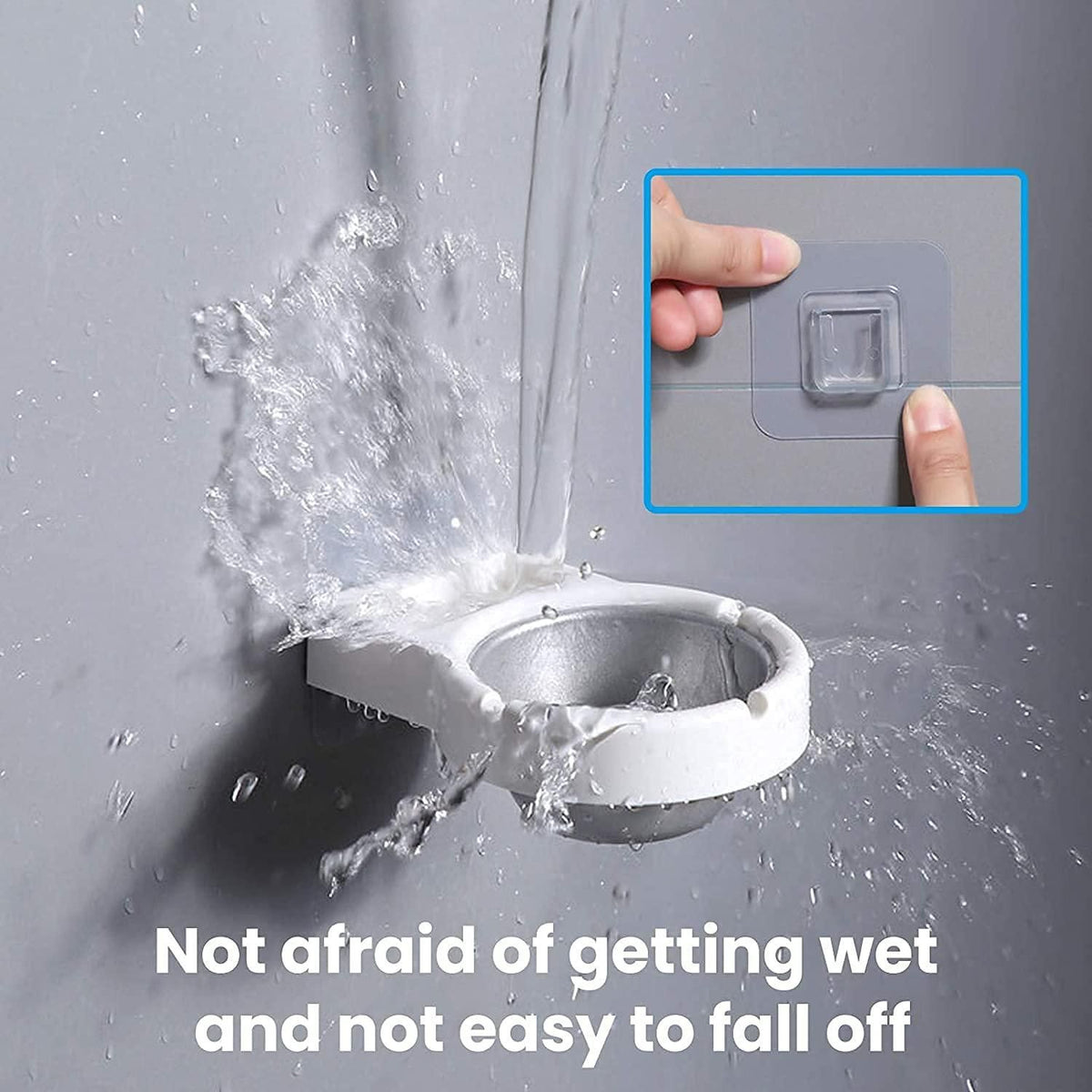 Stainless Steel Wall-Mounted Ashtray & Cigarette Lighter Storage Rack